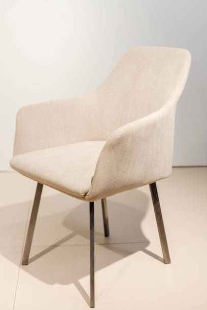 istock Modern velours armchair in a room 1322679952