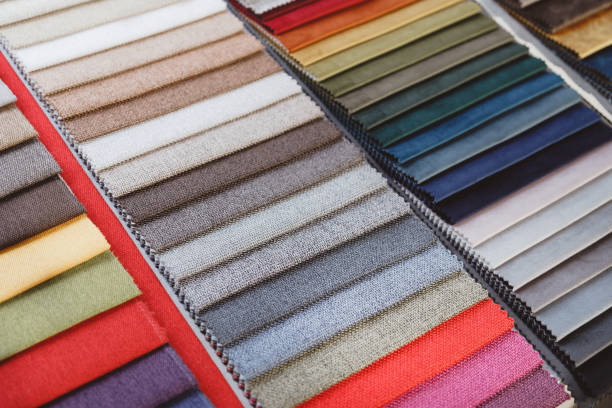 istock Colorful upholstery samples in the shop 1322679972