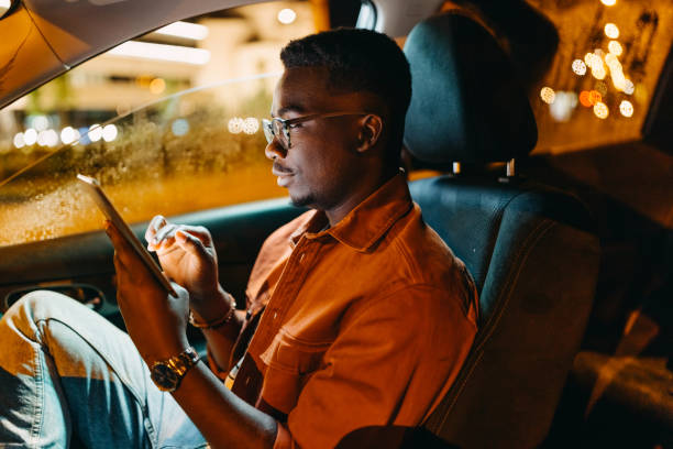 istock Young handsome businessman working on the move 1322680969