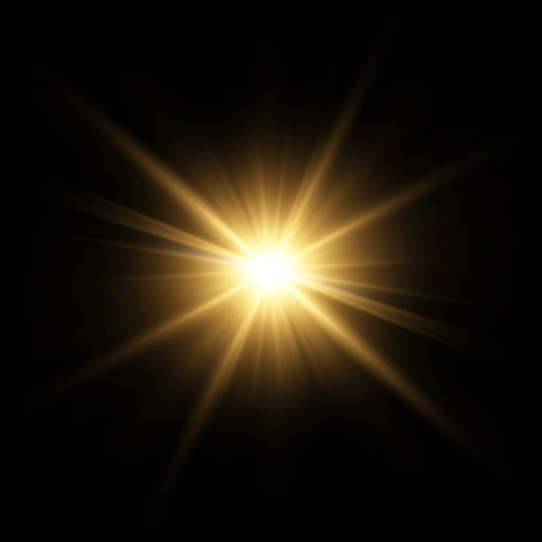 向量透明陽光特殊透鏡耀斑光效果。巴布亞紐幾內亞。向量插圖 - light 幅插畫檔、美工圖案、卡通及圖標