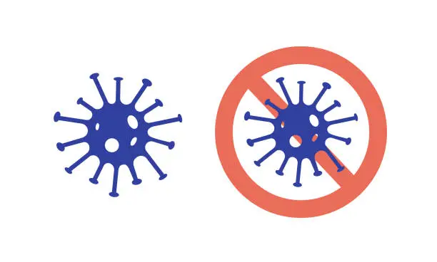 Vector illustration of Concept for coronavirus, COVID-19.