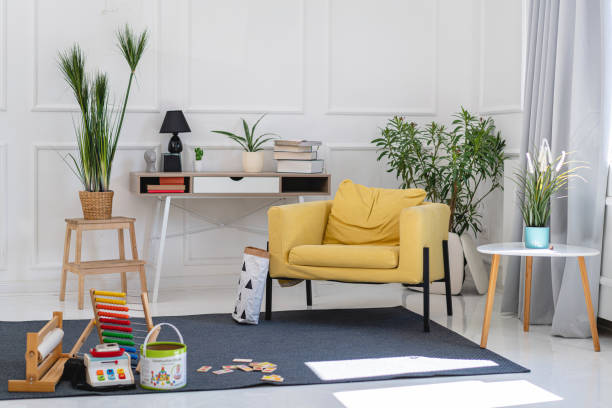 istock Modern Montessori classroom, with educational toys 1322688563