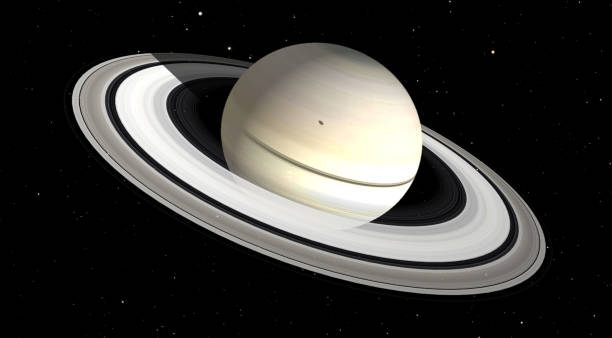 istock Saturn on a background of stars 