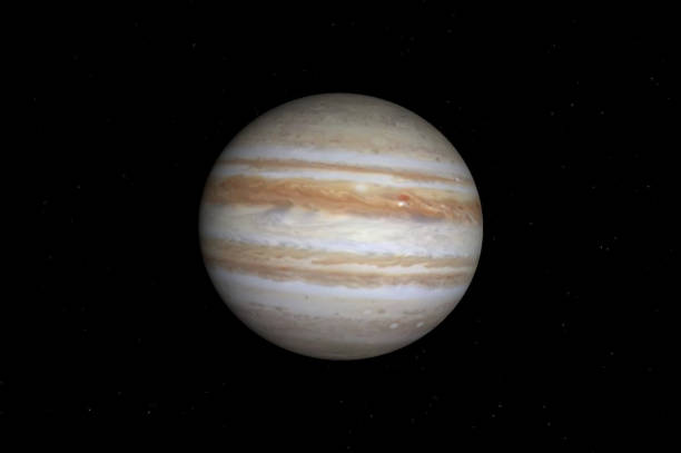 istock Jupiter on a background of stars 