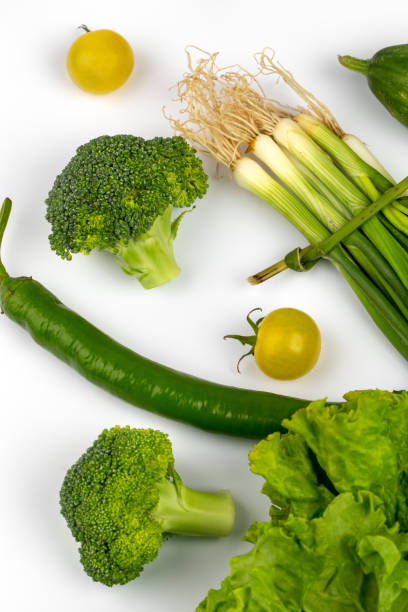 istock Many green vegetables and greens 1322691571