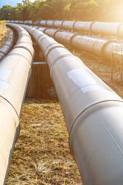 istock Water Pipeline in Water Treatment Plant 1322692968