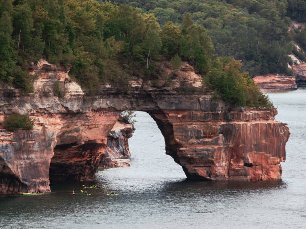 Pictured Rocks Arch Kayakers