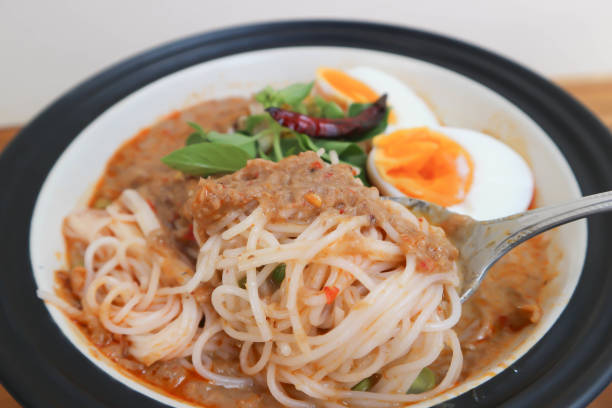 istock noodles ,Thai noodles with boiled egg 1322697892