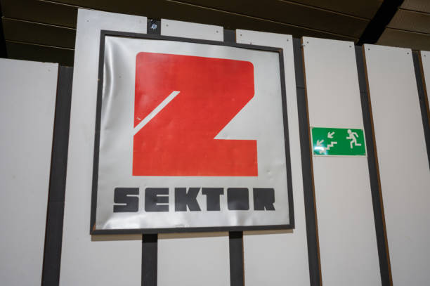 istock Sector inscription with the number on the event hall 1322710232