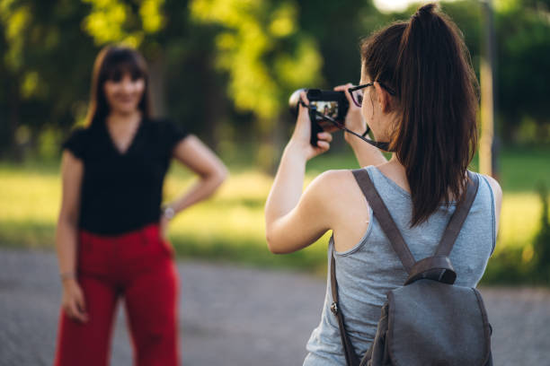 istock Pretty woman posing for camera 1322710369