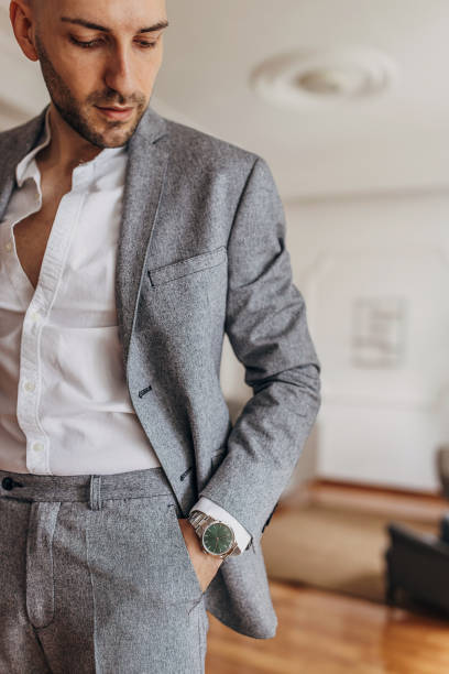 istock Elegant gentleman in modern apartment 1322716516