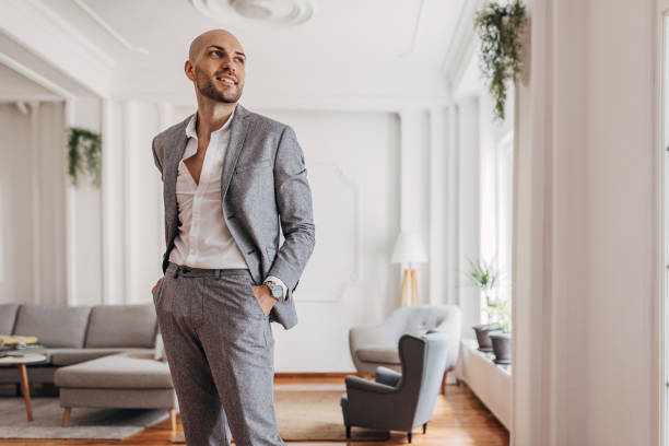 istock Elegant gentleman in modern apartment 1322716712