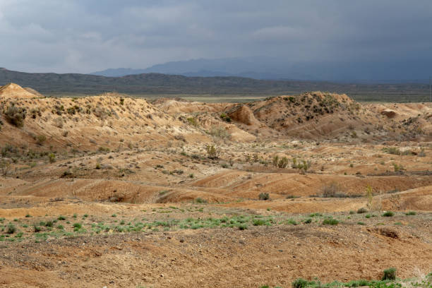 istock Clay hills of Kazakhstan. 1322720366