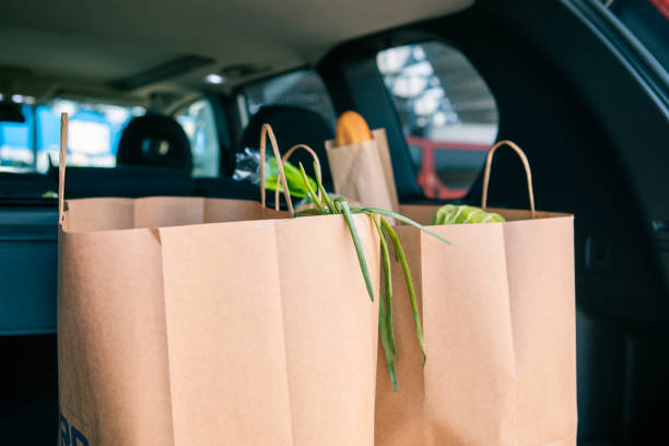 istock bags with products in car trunk 1322724079