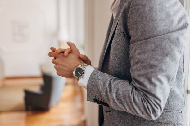 istock Elegant gentleman in suit 1322725162