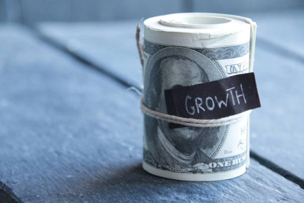 istock Income growth concept. Money. Successful business idea. 1322728402