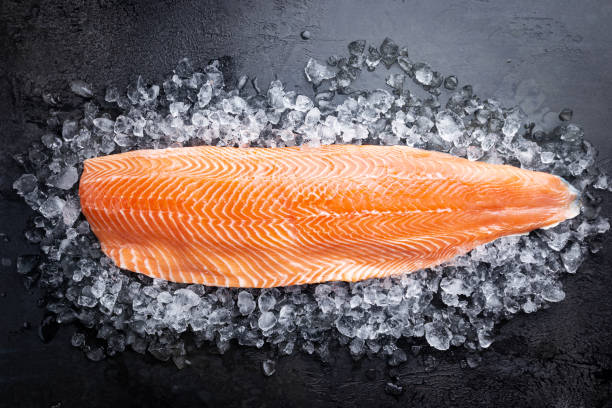 istock Raw salmon or trout sea fish 1322731372