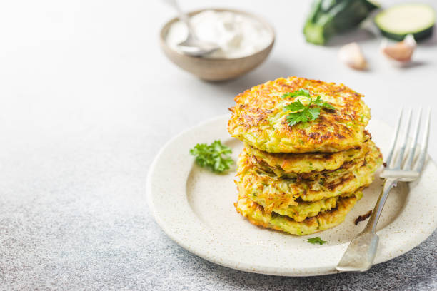 istock Green zucchini pancakes 1322731517