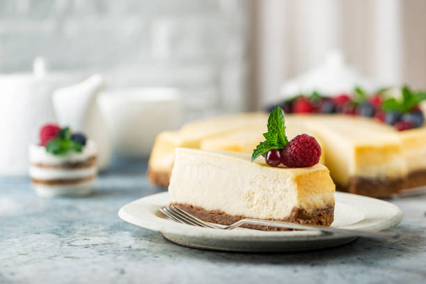 istock Classic New York cheesecake 1322731566