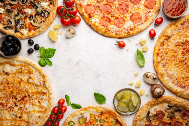 istock Different tipes of pizza 1322731575