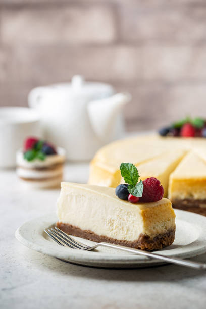 istock Classic New York cheesecake 1322731579