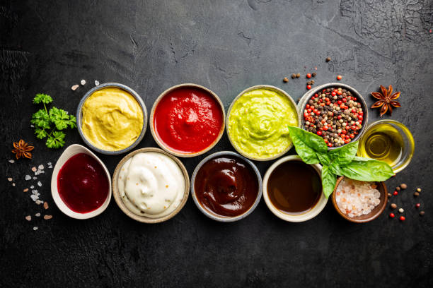 istock Set of different dip sauces 1322731594
