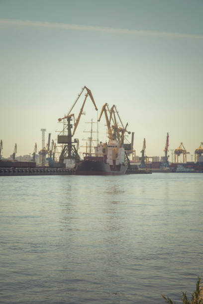 istock Port. Port cranes. Industry 1322734991