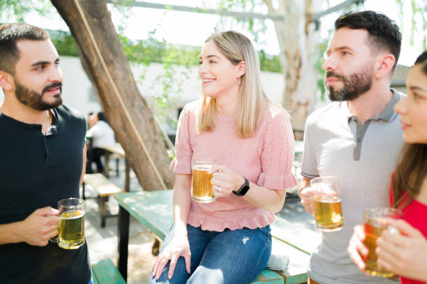 istock Telling an interesting story to my friends 1322737291