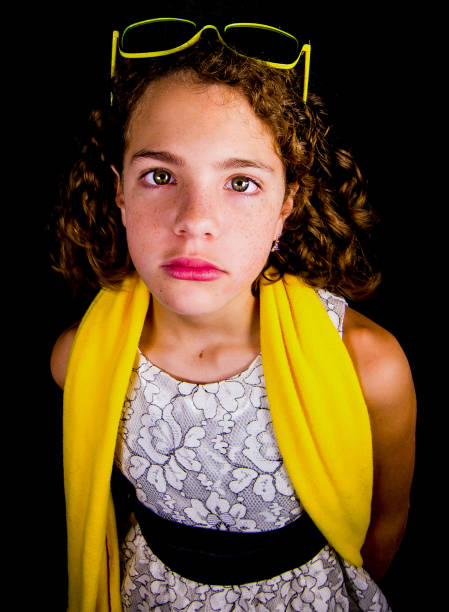 sad child's portrait