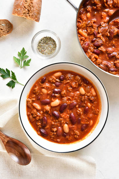 istock Cowboy beans with ground beef 1322743907
