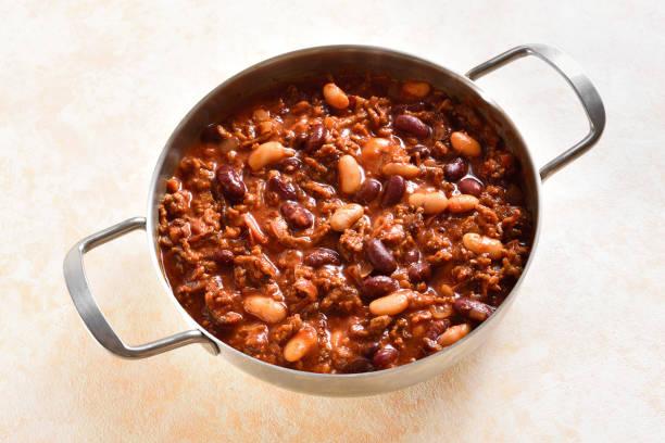 istock Cowboy beans with ground beef 1322744024