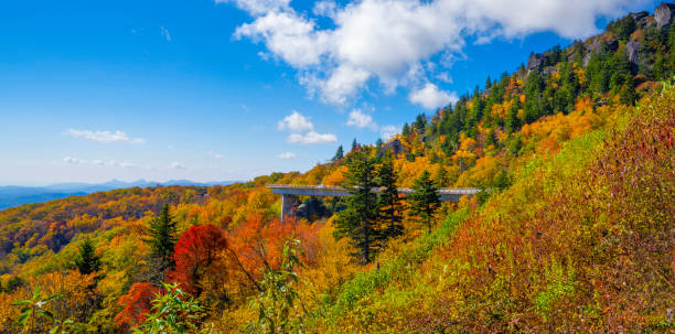istock Autumn  mountain landscape scenery in North Carolina.. 1322746330