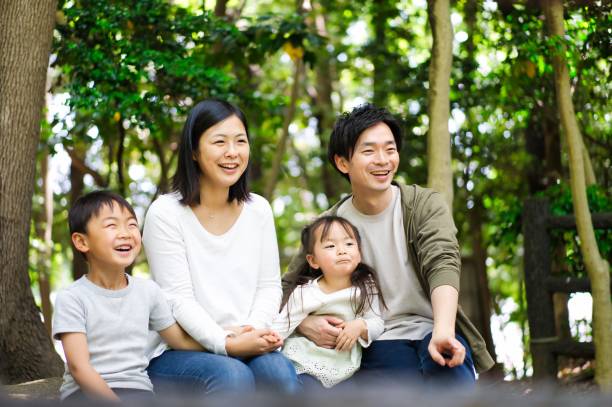 istock A close family observing nature 1322752412