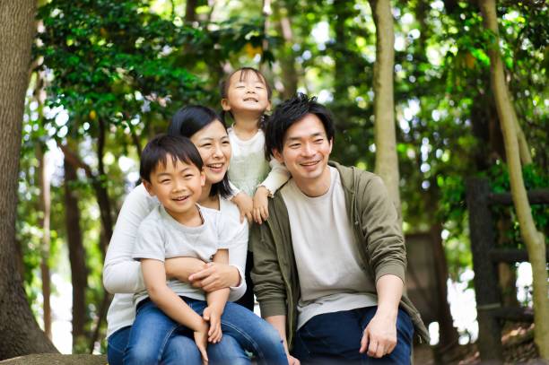 istock A close family observing nature 1322752414