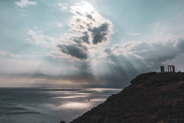 istock Epic Temple of Poseidon at Cape Sounion, Greece 1322755897