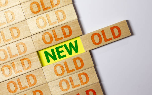 istock word NEW and OLD concept on wooden block 1322762311