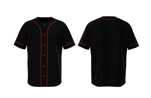 istock Baseball t-Shirt mockup in front and back views 1322763073