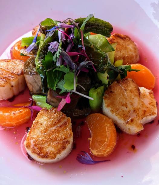 istock Day Boat Scallops cooked to perfection 1322767925