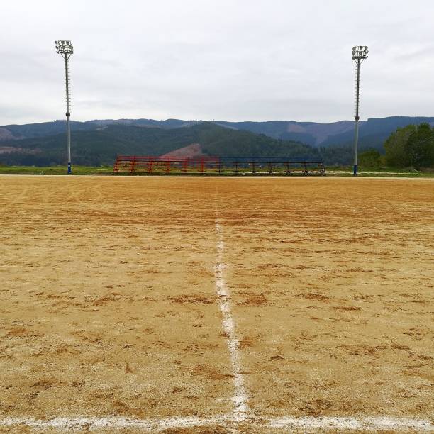 istock Soccer field in southern Chile 1322782346