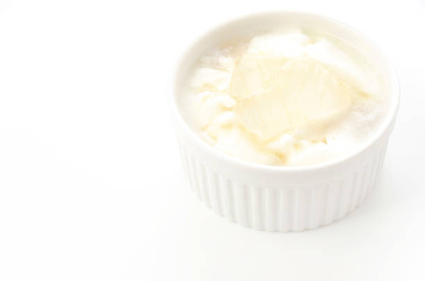 Yogurt with aloe in cocotte