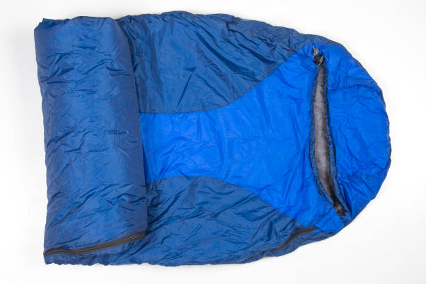 istock sleeping bag on a white background. items for tourism and camping 1322786965