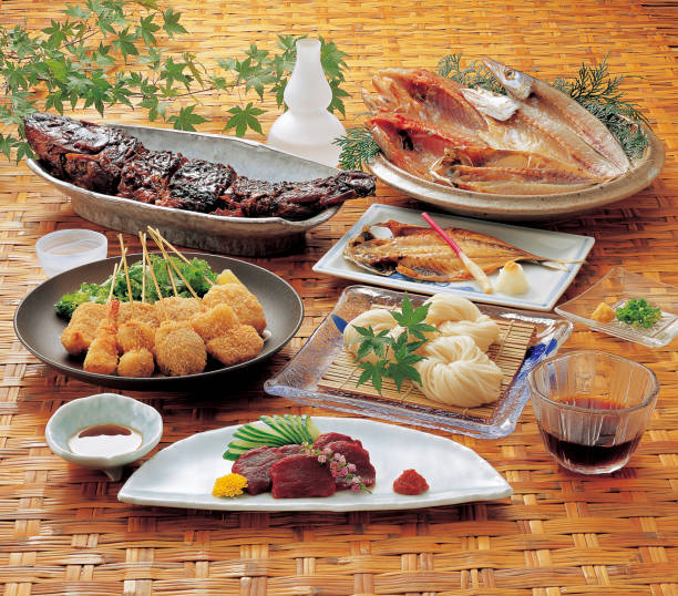 istock Various Japanese foods and their ingredients 1322792655