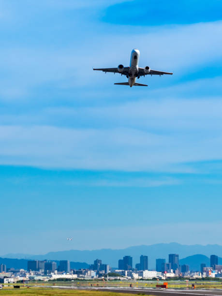 istock Take Off from Osaka International Airport 1322795678