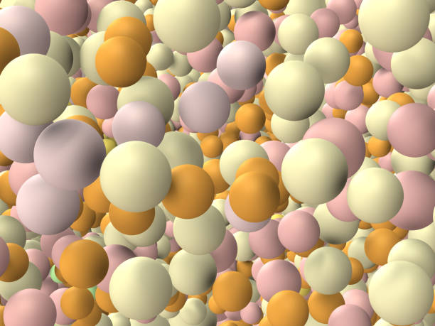 istock Lots of dense pale blue bubbles. 3D rendering. A warm and happy image. 1322799931