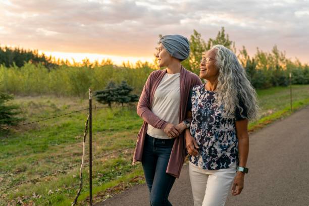 istock Woman with cancer feeling grateful for time with her mom 1322800276