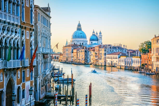 istock Grand Canal in Venice city 1322806612