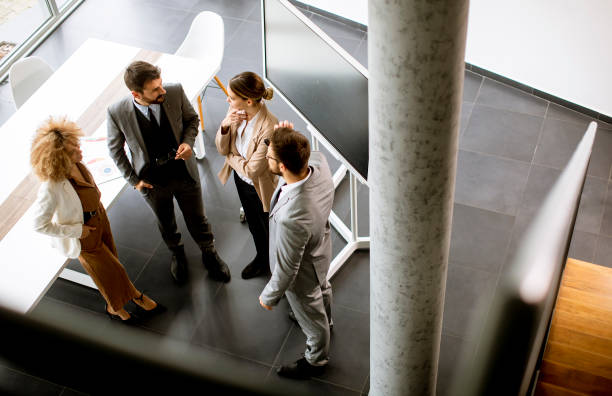 istock Multiethnic business people working together in the office 1322810338