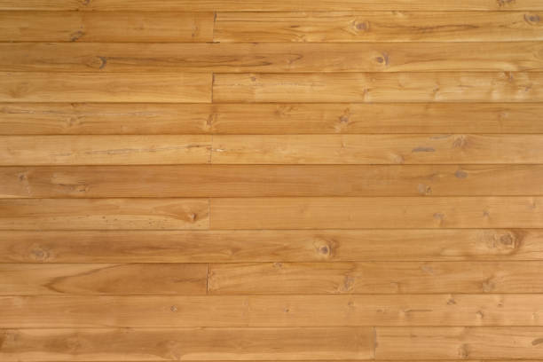 естественные деревянные рейки стены или линии планки организовать. текстура поверхности узора пола. крупным планом интерьера архитектуры  - oak floor стоковые фото и изображения