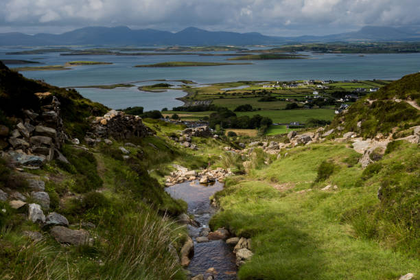 кроа патрик - croagh patrick стоковые фото и изображения