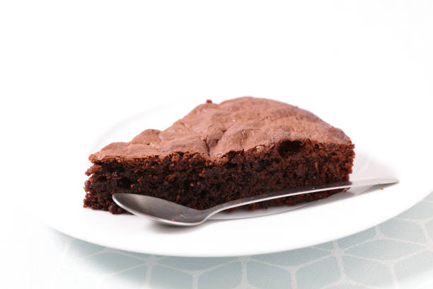 istock slice of chocolate cake and spoon 1322829976